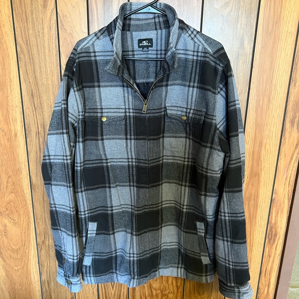 ONeill Men’s Thick Zipper Flannel